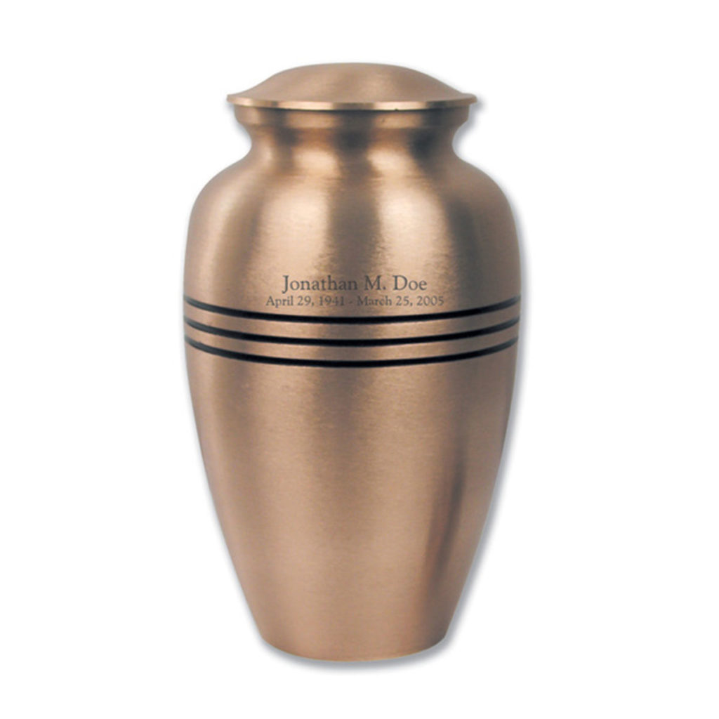 Green Crescent Marble Urn Hohner Funeral Home